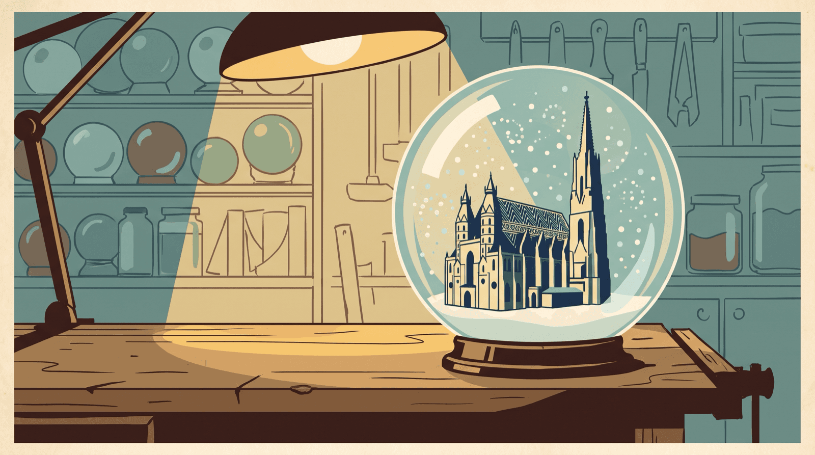 Vienna's snow globe was an accident