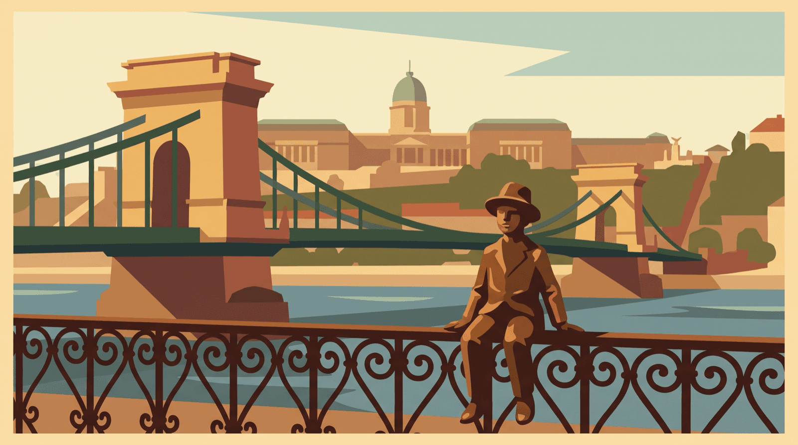 The tiny statues hiding all over Budapest